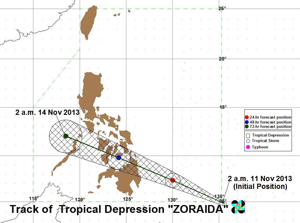 Tropical Depression Zoraida enters PH