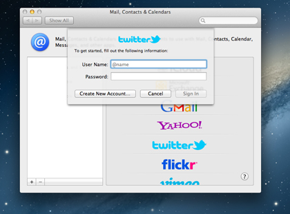mail in share colum of preview mac os missing